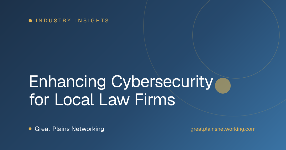 Enhancing Cybersecurity for Local Law Firms