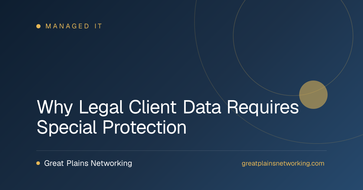 Why Legal Client Data Requires Special Protection